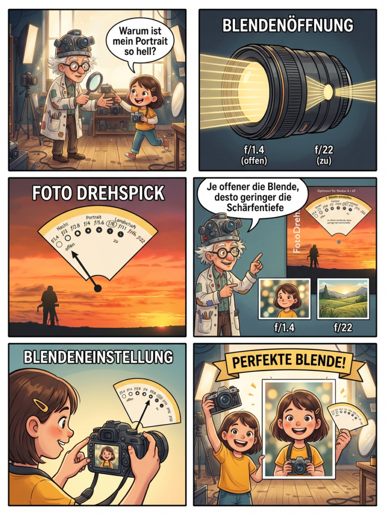 Die Blende das zentrale Gestaltungsmittel
